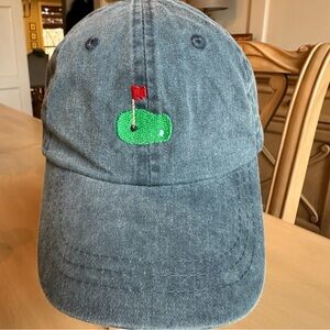 Golf Youth Adams Cap Embroidered Denim Blue Cardin McCoy Adjustable Size